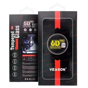 Glass protector Veason 6D Pro Full Glue for Samsung Galaxy S26 FE, transparent 3