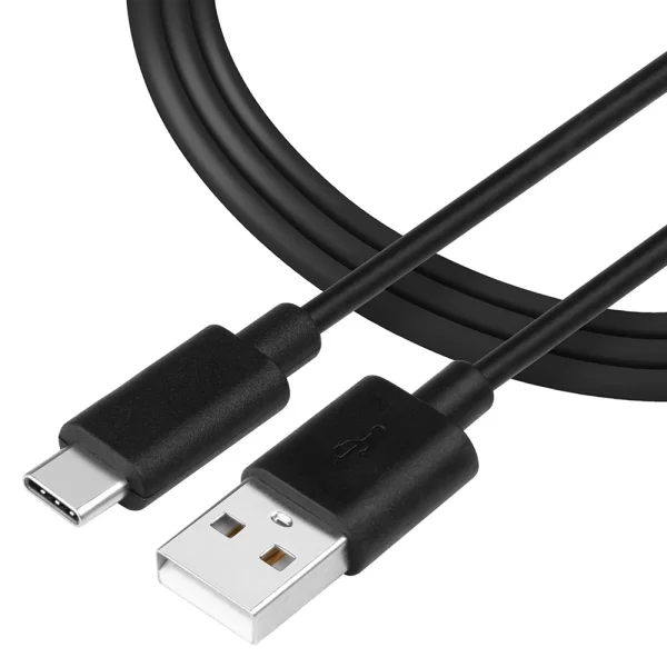 Кабел Tactical Smooth Thread, USB-A/USB-C, 1m, черен 1