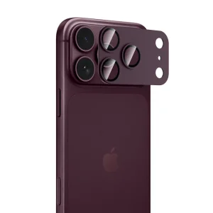 Стъклен Протектор за камера Tel Protect за iPhone 18 Pro, бордо