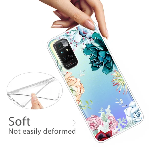 Силиконов калъф за Xiaomi Redmi Note 11 4G, Цветни мотиви 2