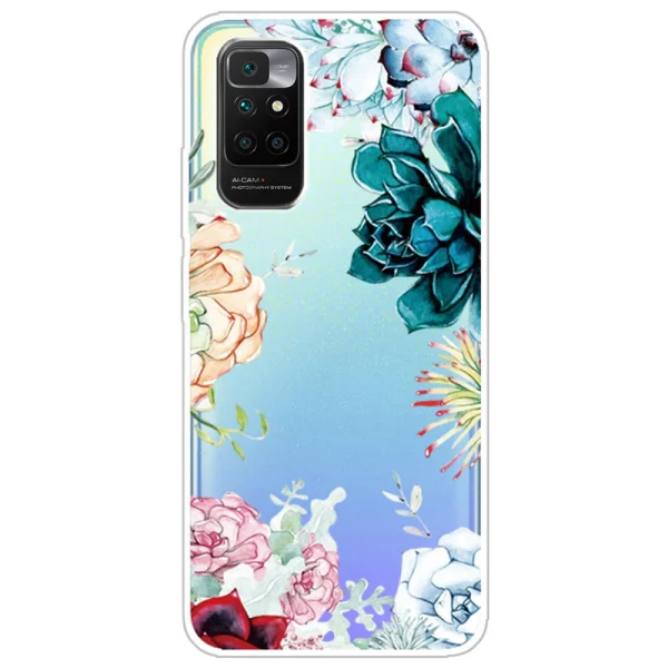 Силиконов калъф за Xiaomi Redmi Note 11 4G, Цветни мотиви 1