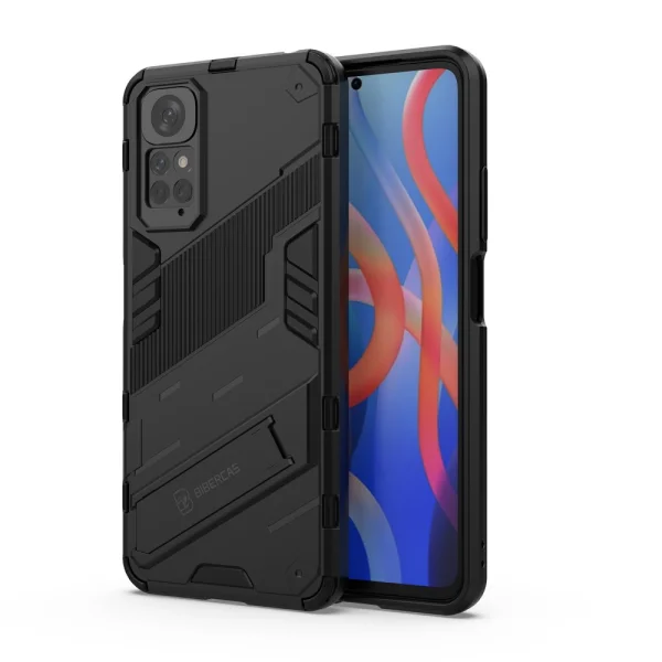 Удароустойчив калъф Hybrid Design за Xiaomi Redmi Note 11 4G, Черен 2