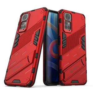 Удароустойчив калъф Hybrid Design за Xiaomi Redmi Note 11 4G, Червен
