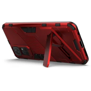 Удароустойчив калъф Hybrid Design за Xiaomi Redmi Note 11 4G, Червен 3