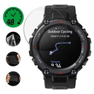 MProtect Auto Repair Hydrogel Protector for Amazfit T-Rex Pro watch
