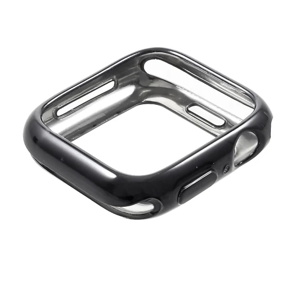 Silicone bumper Electroplated for Apple Watch Series 4 40mm, Black 1