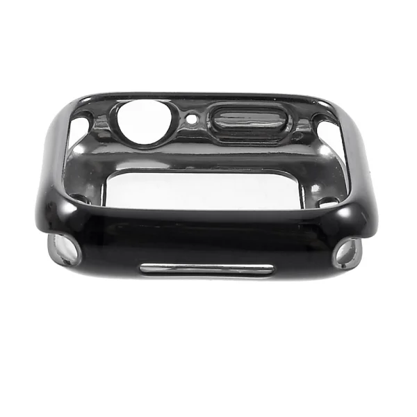 Silicone bumper Electroplated for Apple Watch Series 4 40mm, Black 4