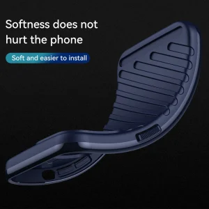 Силиконов Калъф Twill Skin за Motorola Moto E20 / E30 / E40, Син 3
