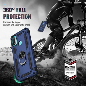 Shockproof case Hybrid Cover for Motorola Moto E20, Blue 4