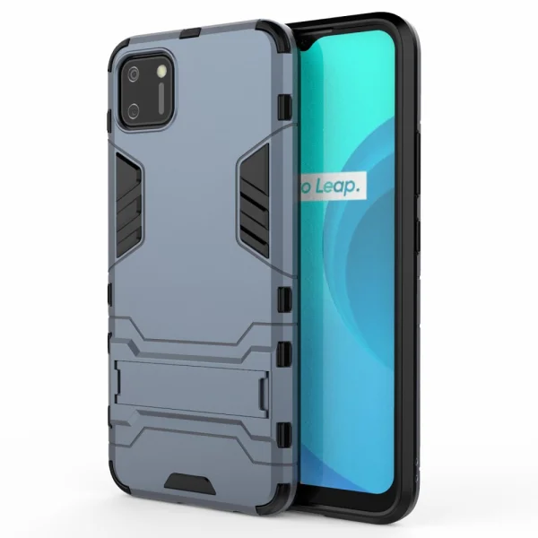 Удароустойчив Калъф Hybrid Cover за Realme C11, Син 2