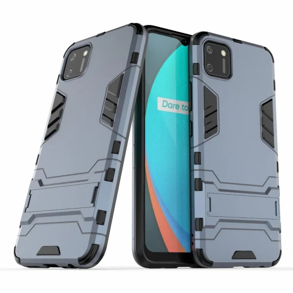 Удароустойчив Калъф Hybrid Cover за Realme C11, Син 1