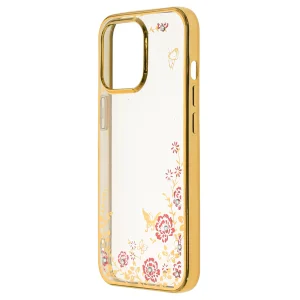 FLOWER Silicone Case for iPhone 13 Pro, Golden 3