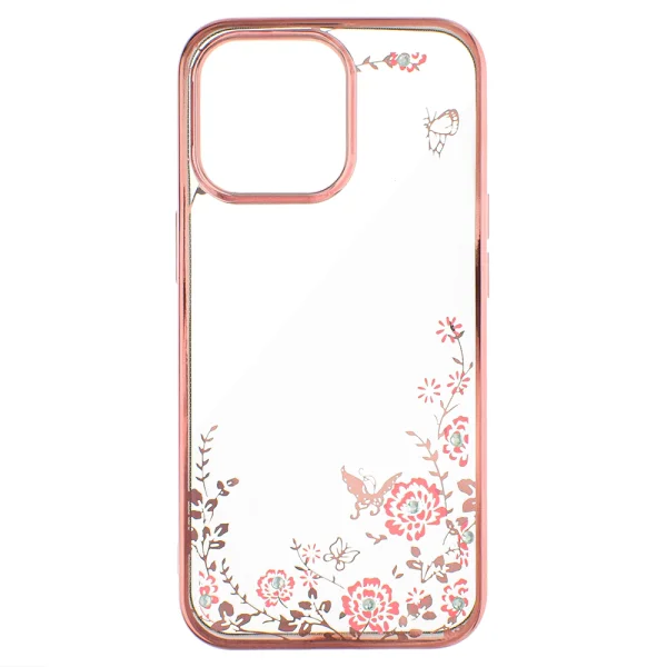 FLOWER Silicone Case for iPhone 13 Pro, Pink 1