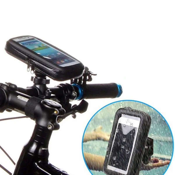 Waterproof Motorcycle and Bicycle Mount with Zipper, 9x16.5cm 2