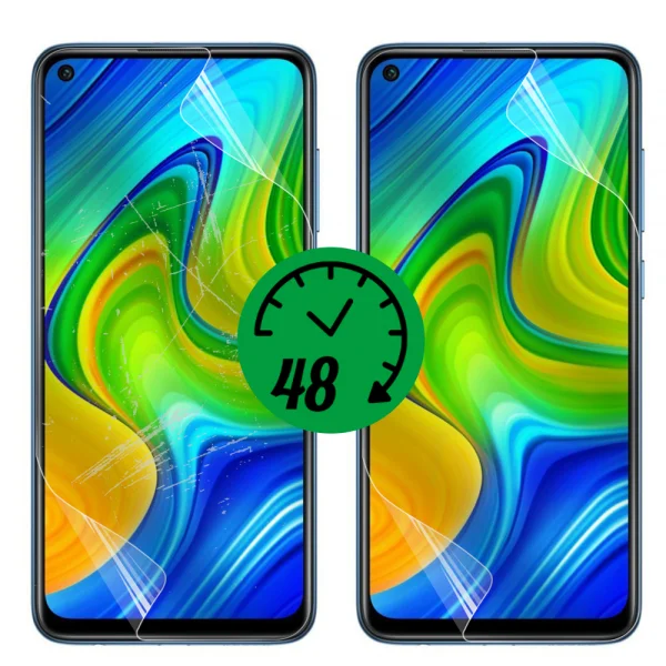 Hydrogel protector Automatically repair for Xiaomi Redmi Note 9, Front shell 1