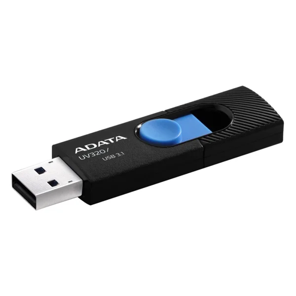 USB Flash Drive ADATA, 128GB, USB 3.2, UV320, Black 1