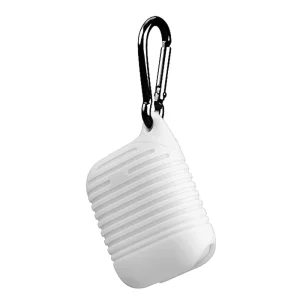 Силиконов калъф за слушалки Airpods Type 2, Бял