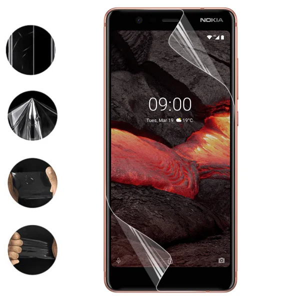Хидрогел протектор за Nokia 5.1, Front full 1