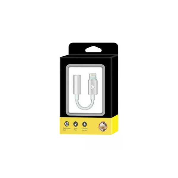 Адаптер LIGHTNING към 3,5mm, Бял 2