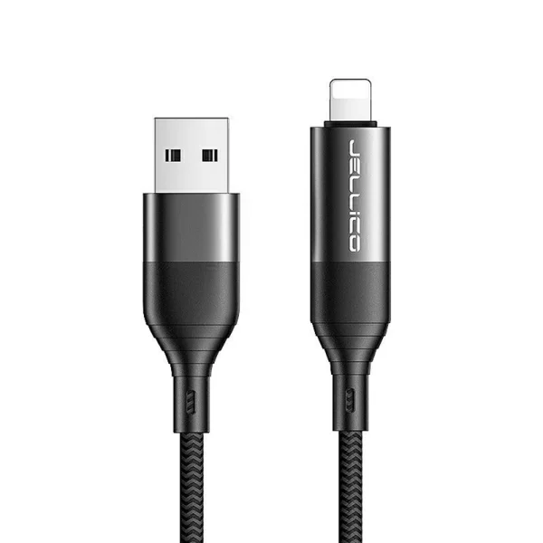 USB Кабел JELLICO A8, PD, 3A, 4 в 1, Черен 2
