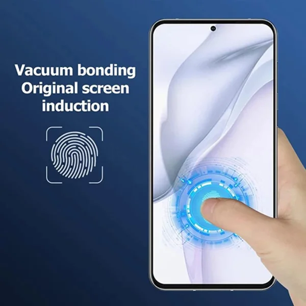 Стъклен протектор 5D Full Glue за Huawei P50 Pro, Черен 2