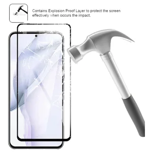 Стъклен протектор 5D Full Glue за Huawei P50 Pro, Черен 3