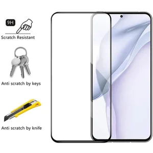Стъклен протектор 5D Full Glue за Huawei P50 Pro, Черен 4