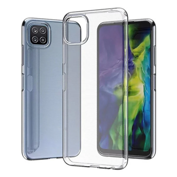 Силиконов калъф за Samsung Galaxy A22 5G, Прозрачен 3