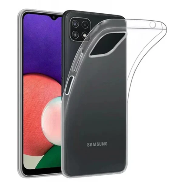 Силиконов калъф за Samsung Galaxy A22 5G, Прозрачен 2