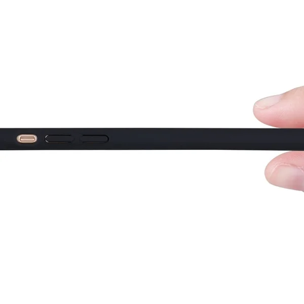 Калъф преден и заден PVC + Стъклен протектор за Iphone X / XS, Черен 3