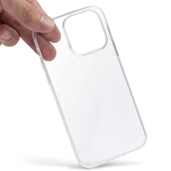 Silicone case for iPhone 13 Pro, 2mm, Transparent 2