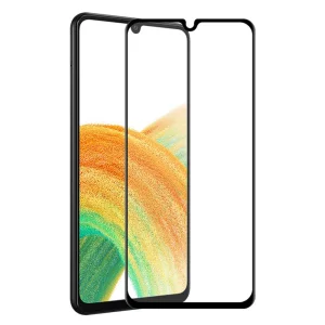 Стъклен Проектор Full Glue 5D за Samsung Galaxy A33 5G, Черен