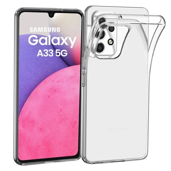 Силиконов калъф за Samsung Galaxy A33 5G, 0.5mm, Прозрачен 1