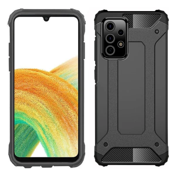 Shockproof Armor Case for Samsung Galaxy A33 5G, Black 1
