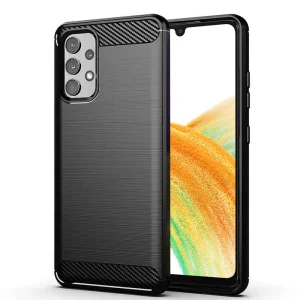 Силиконов Калъф Carbon за Samsung Galaxy A33 5G, Черен