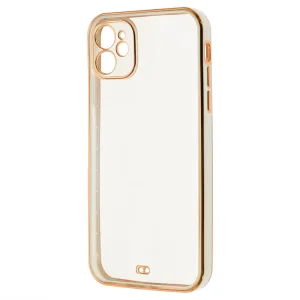 Силиконов калъф Luxury за iPhone 12, Бял 3