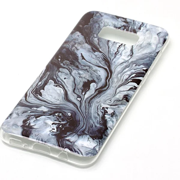 Marble Silicone Case for Samsung Galaxy S8 Plus 2017 G955, Gray 2