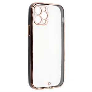 Luxury Silicone Case for iPhone 12 Pro, Black 3