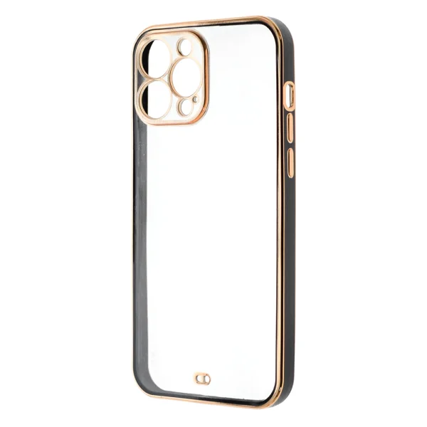 Силиконов калъф Luxury за iPhone 13 Pro Max, Черен 1
