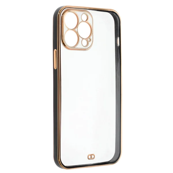 Силиконов калъф Luxury за iPhone 13 Pro Max, Черен 2