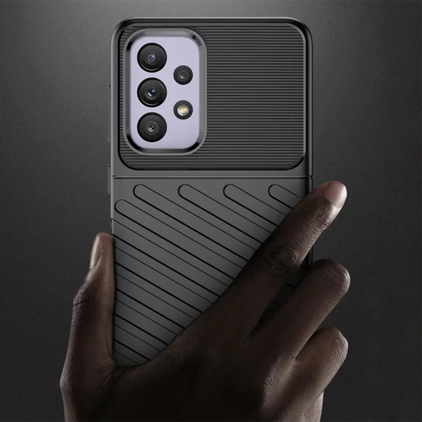 Silicone Back Cover Thunder for Samsung Galaxy A33 5G, Black 4