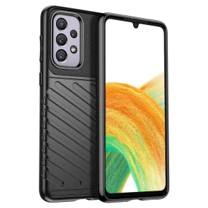 Силиконов Гръб Thunder за Samsung Galaxy A33 5G, Черен