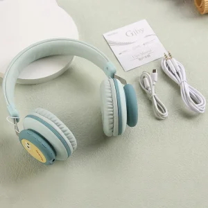 Wireless Kids Headphones GJBY CA-030, Mint 4