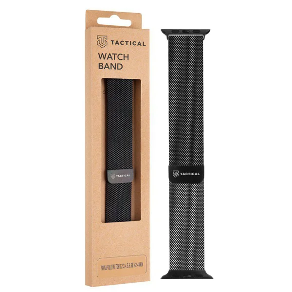 Метална каишка Tactical 333 за Apple Watch 1/2/3/4/5/6/7/SE 38/40/41mm, Черен 1