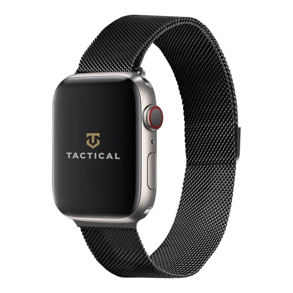Метална каишка Tactical 333 за Apple Watch 1/2/3/4/5/6/7/SE 38/40/41mm, Черен 3