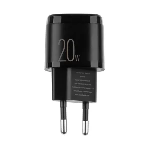 Wall Charger 220v Tactical Base Plug Mini 20W, Black 3