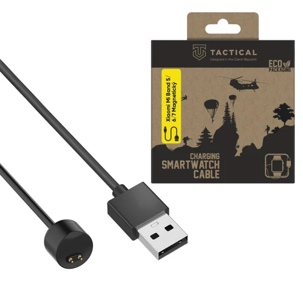 Зарядно USB Tactical за Xiaomi Mi Band 5/6/7 2
