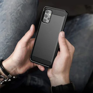 Силиконов Калъф Carbon Fibre Brushed за Samsung Galaxy A53 5G, Черен 6