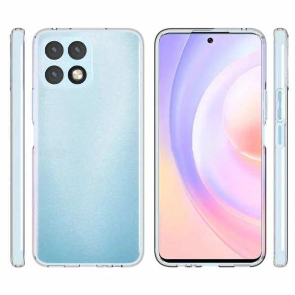Силиконов калъф Anti-watermark за Honor X30i / Honor X8, Прозрачен 3