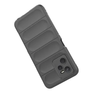 Силиконов калъф Wear-resistant за Realme C35, Тъмно сив 4
